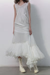 marc le bihan 21002 vest gauze skirt